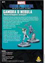 Marvel: Crisis Protocol – Gamora & Nebula parte posterior de la caja