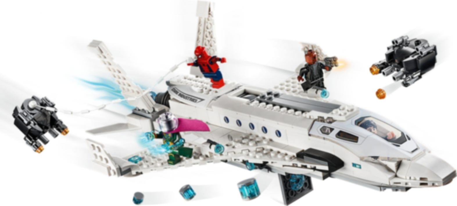 LEGO® Marvel Jet Stark y el Ataque del Dron jugabilidad