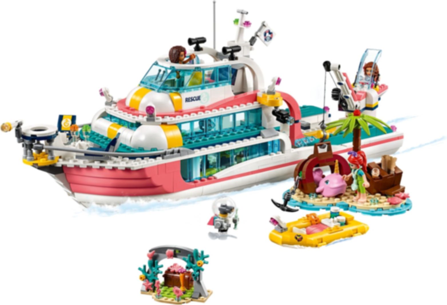 LEGO® Friends Reddingsboot speelwijze