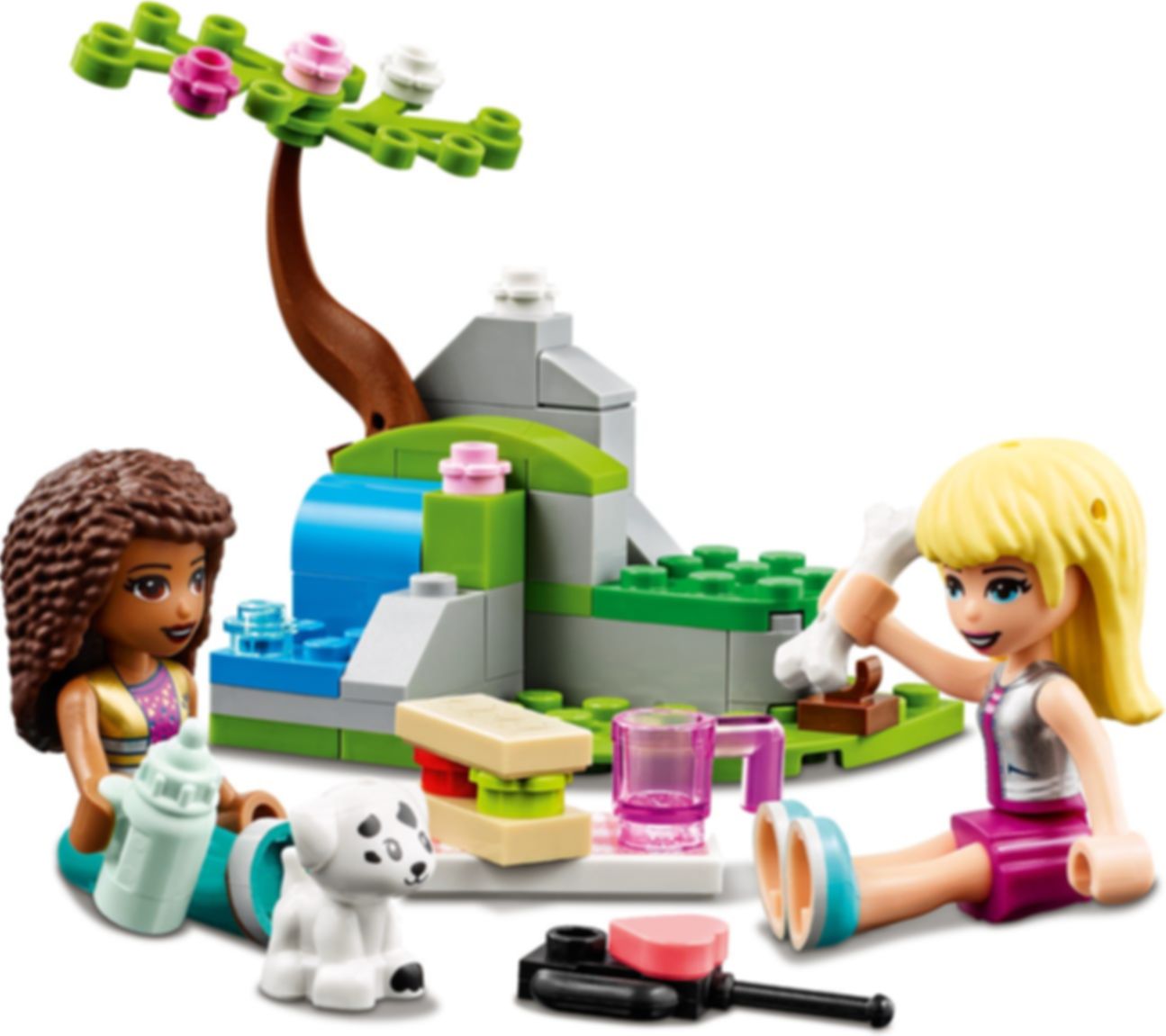 LEGO® Friends Le buggy de sauvetage de la clinique vétérinaire composants
