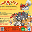 Chef Alfredo parte posterior de la caja