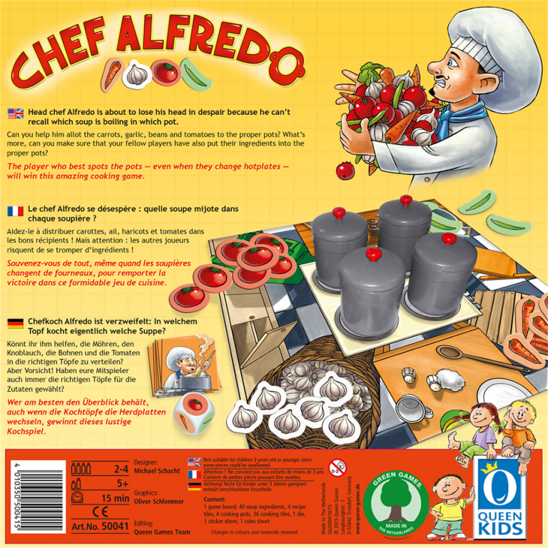 Chef Alfredo rückseite der box