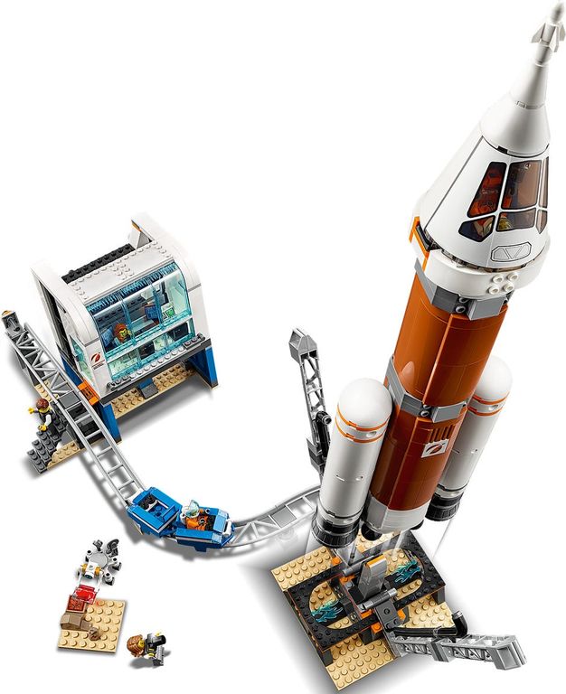 LEGO® City La fusée spatiale et sa station de lancement composants