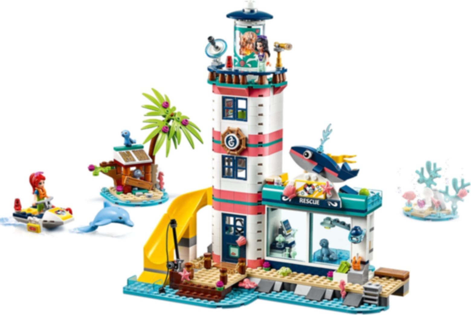 LEGO® Friends Reddingscentrum in de vuurtoren speelwijze