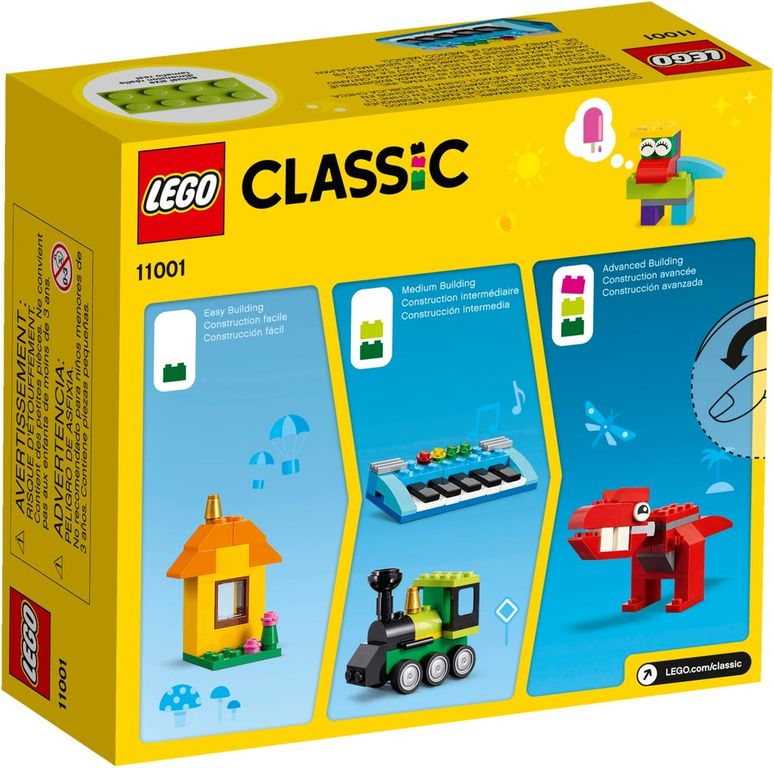 LEGO® Classic Stenen en ideeën achterkant van de doos