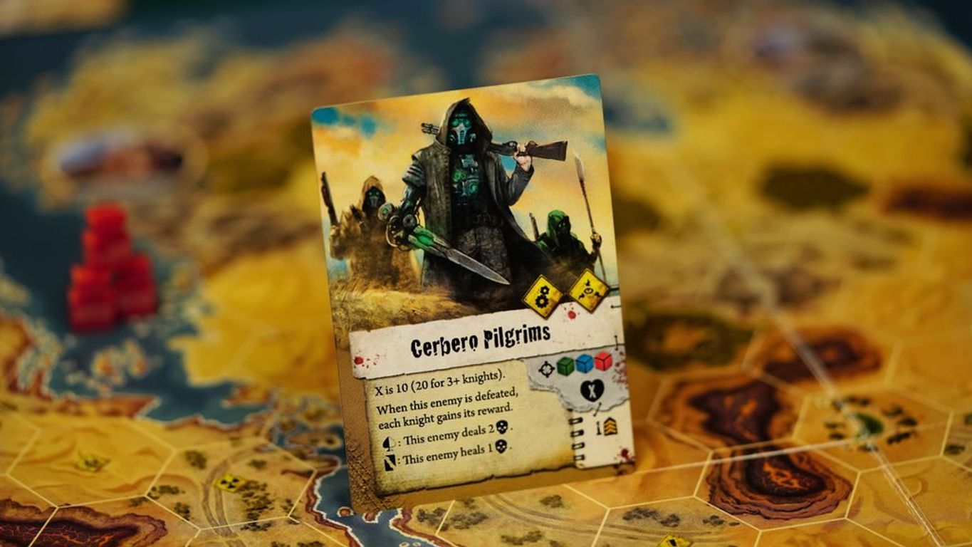 Waste Knights: Zweite Edition karten