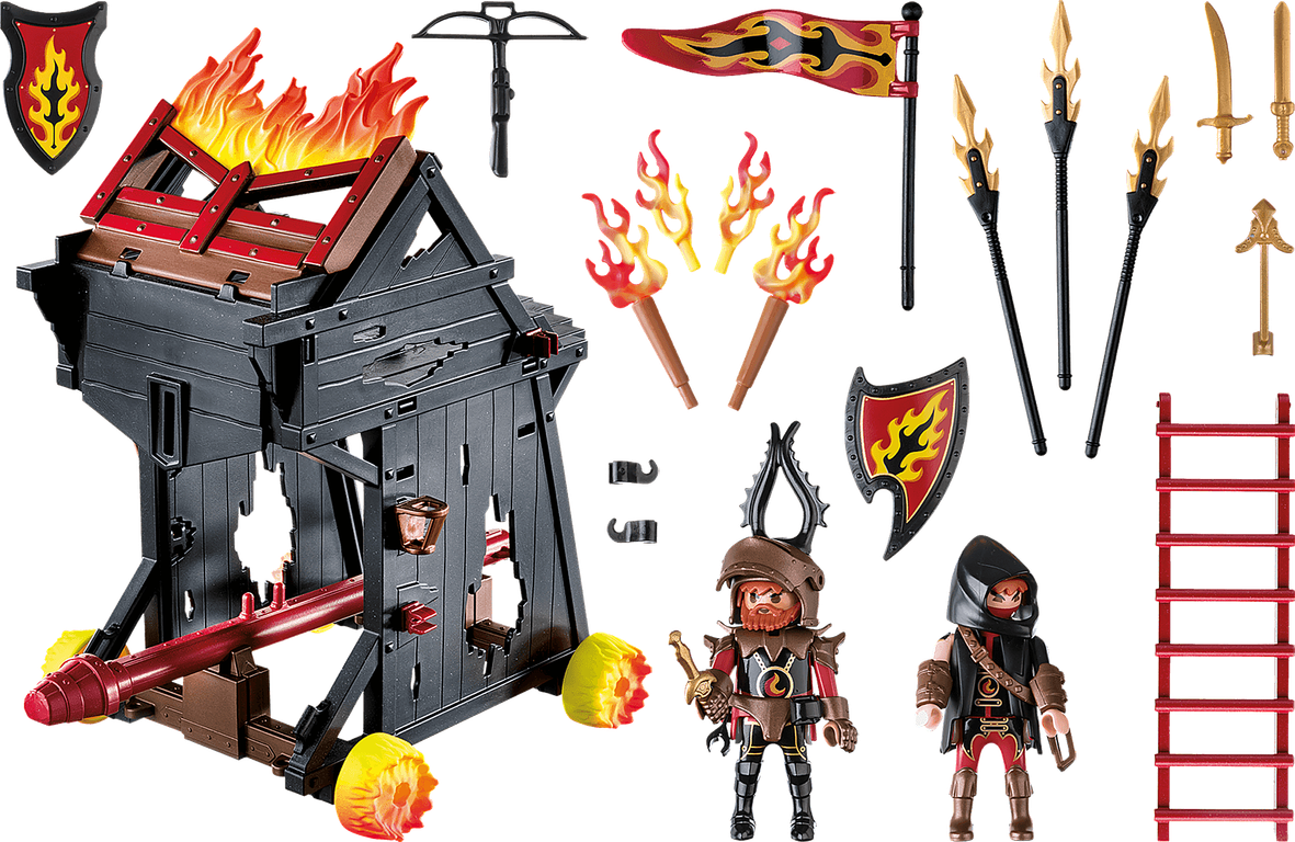 Playmobil® Novelmore Burnham Raiders Fire Ram components