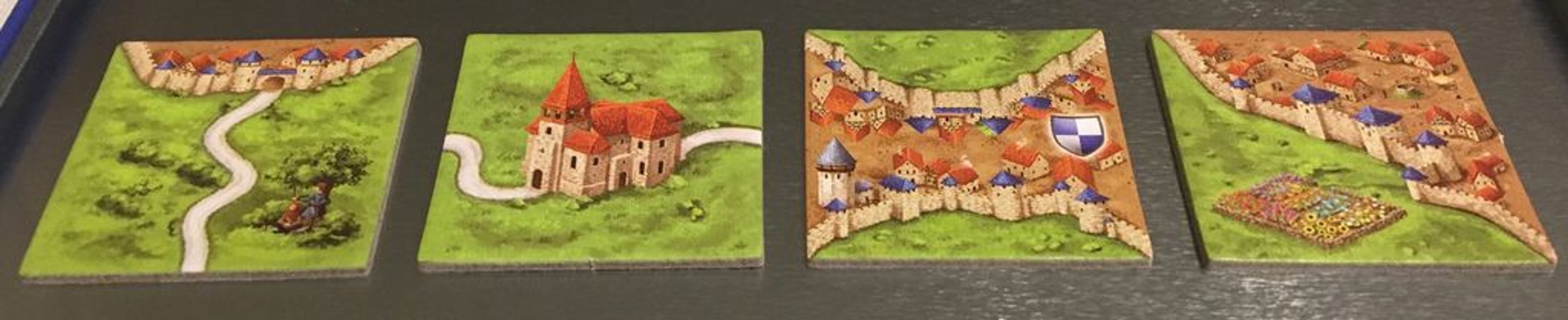 Carcassonne für 2 tiles