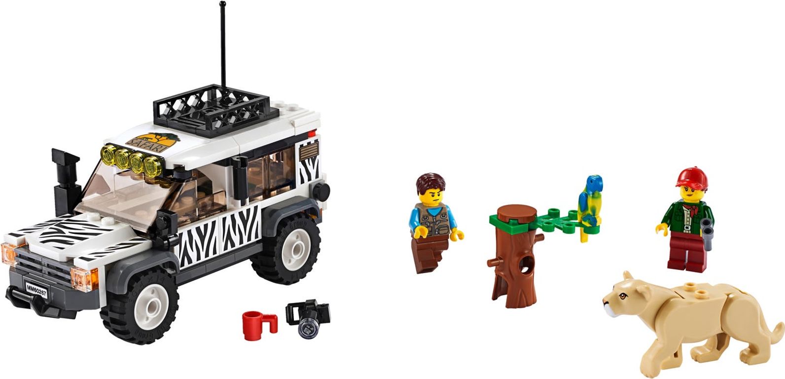 LEGO® City Safari Off-Roader components
