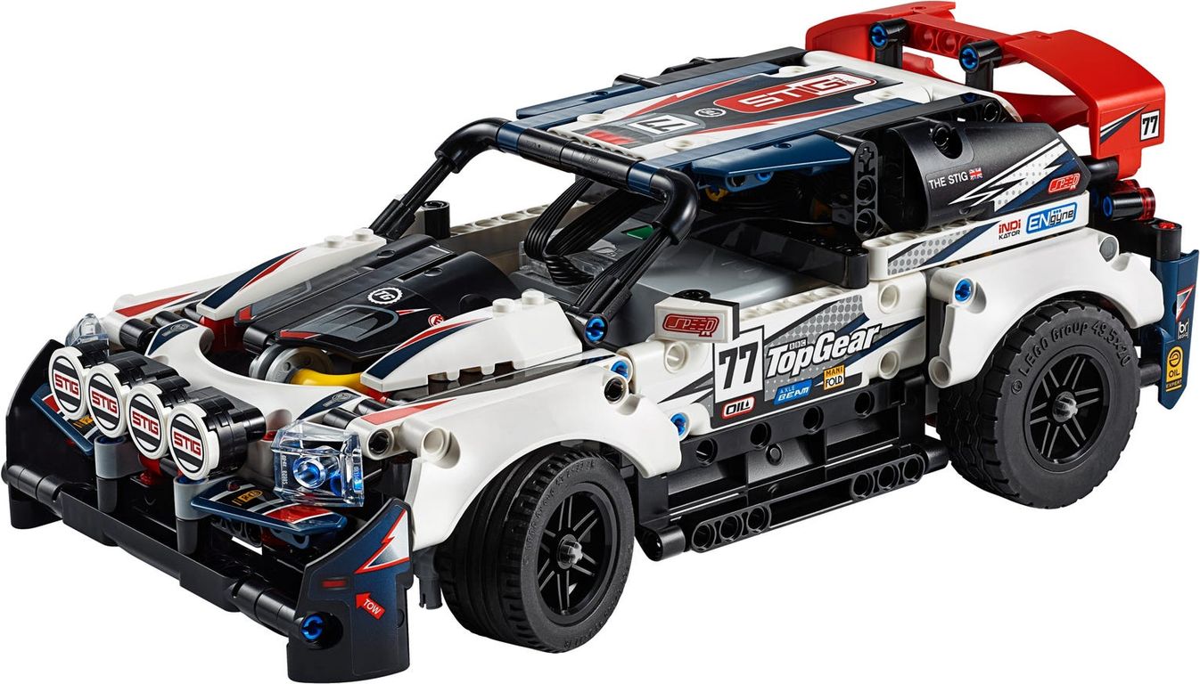 LEGO® Technic App-Controlled Top Gear Rally Car components