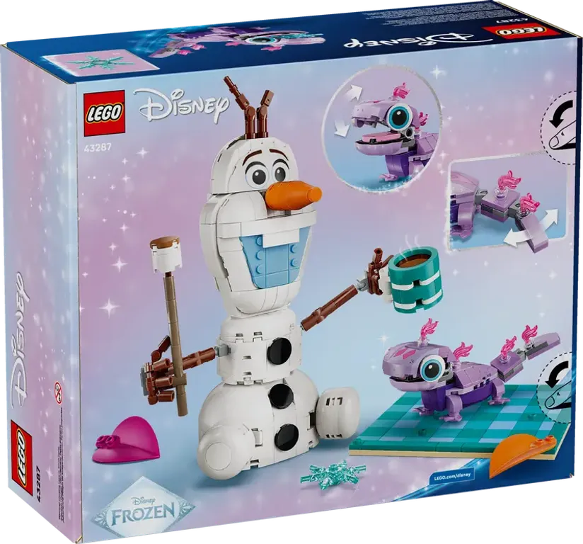 LEGO® Disney Olaf en Bruni's picknickplezier achterkant van de doos