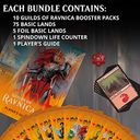 Magic The Gathering - Guilds of Ravnica Bundle komponenten