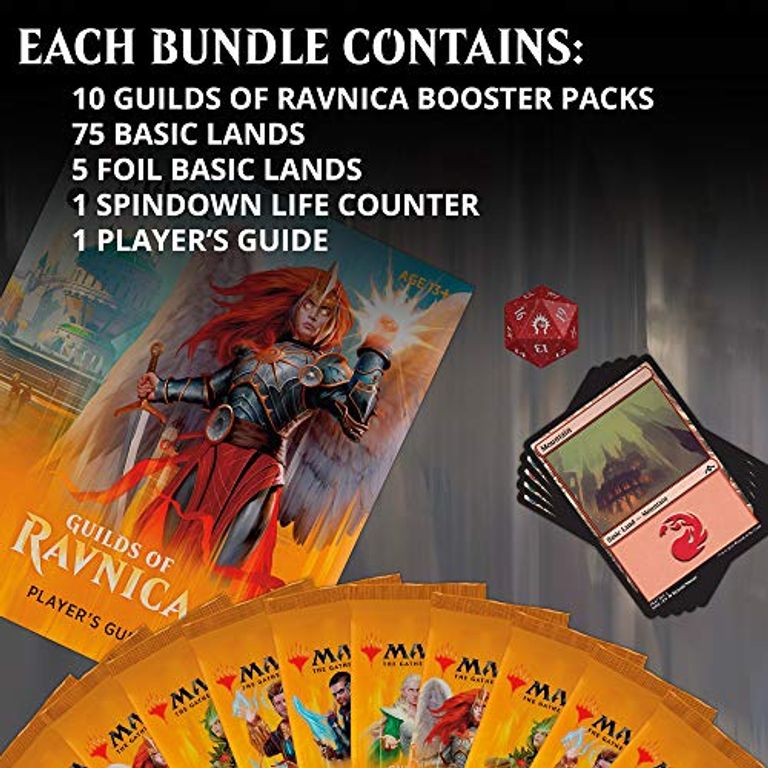 Magic The Gathering - Guilds of Ravnica Bundle composants