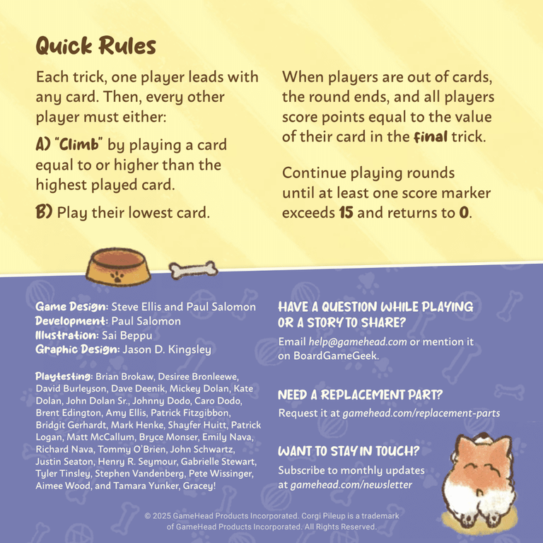 Corgi Pileup back of the box