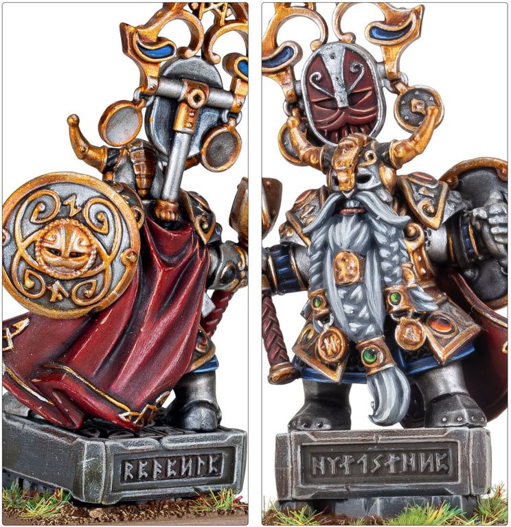 Warhammer: The Old World - Dwarf King With Oathstone miniatur