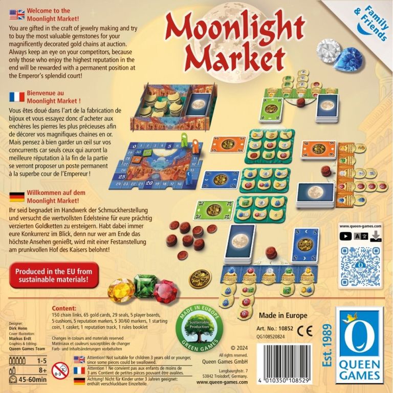 Moonlight Market rückseite der box