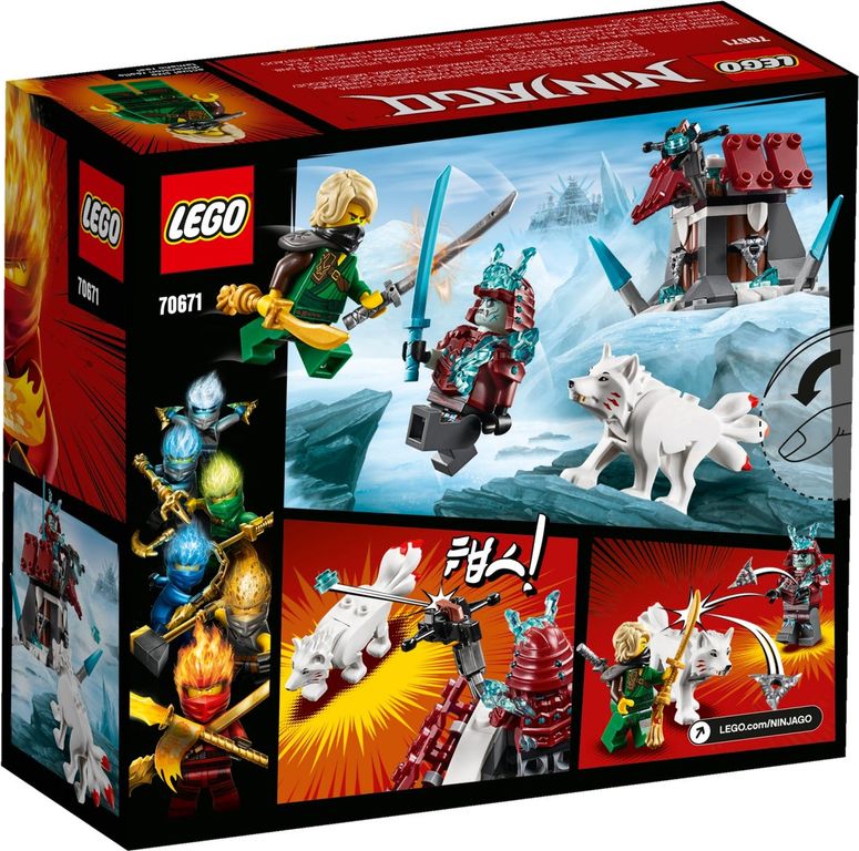 LEGO® Ninjago Lloyd's Journey back of the box