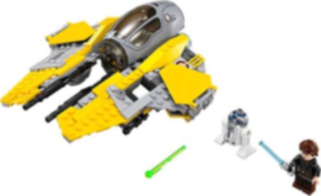 LEGO® Star Wars Jedi Interceptor components