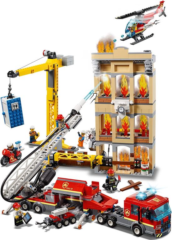 LEGO® City Les pompiers du centre-ville gameplay