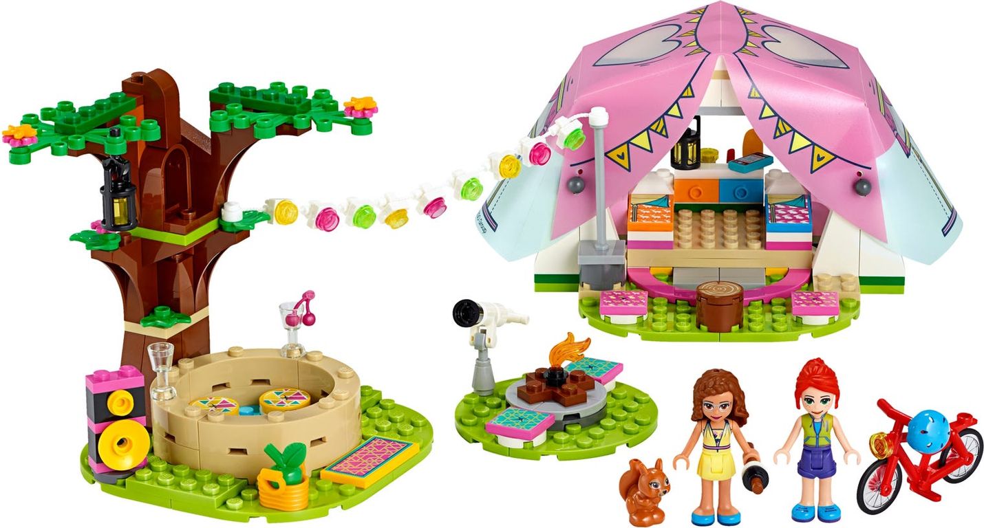 LEGO® Friends Nature Glamping components