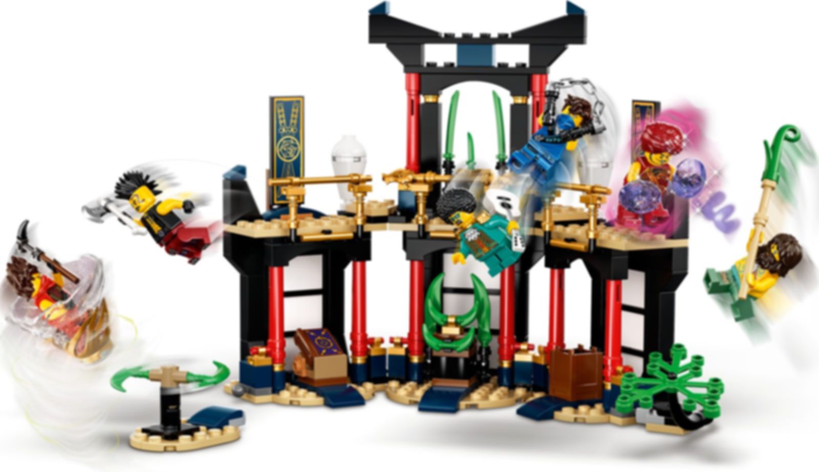 LEGO® Ninjago Toernooi der Elementen speelwijze
