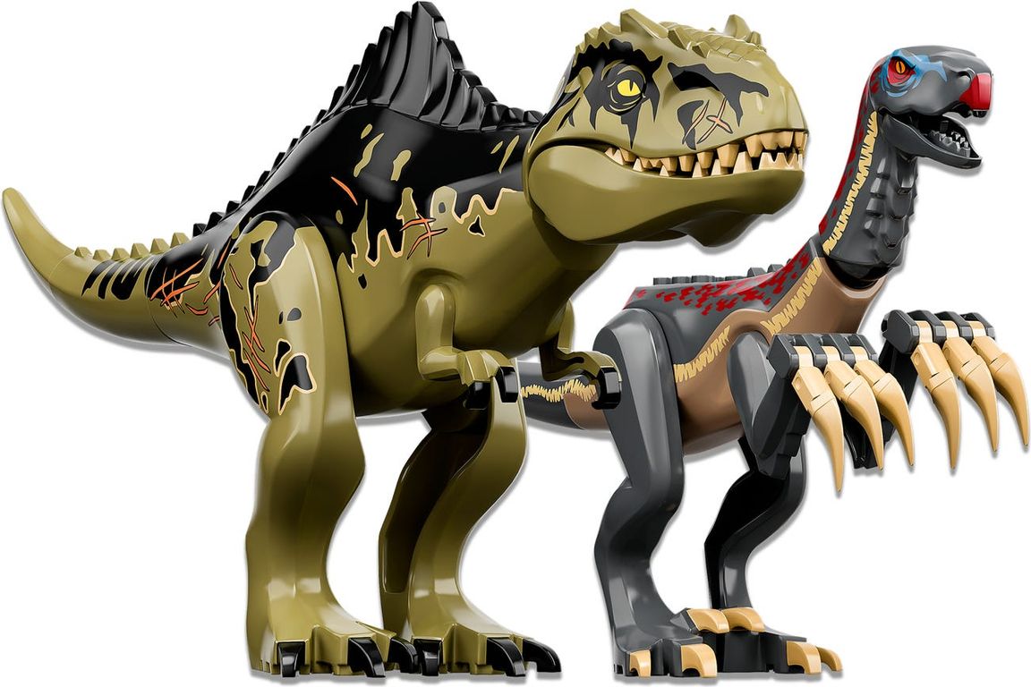 LEGO® Jurassic World L’attacco del Giganotosauro e del Terizinosauro dinosauri