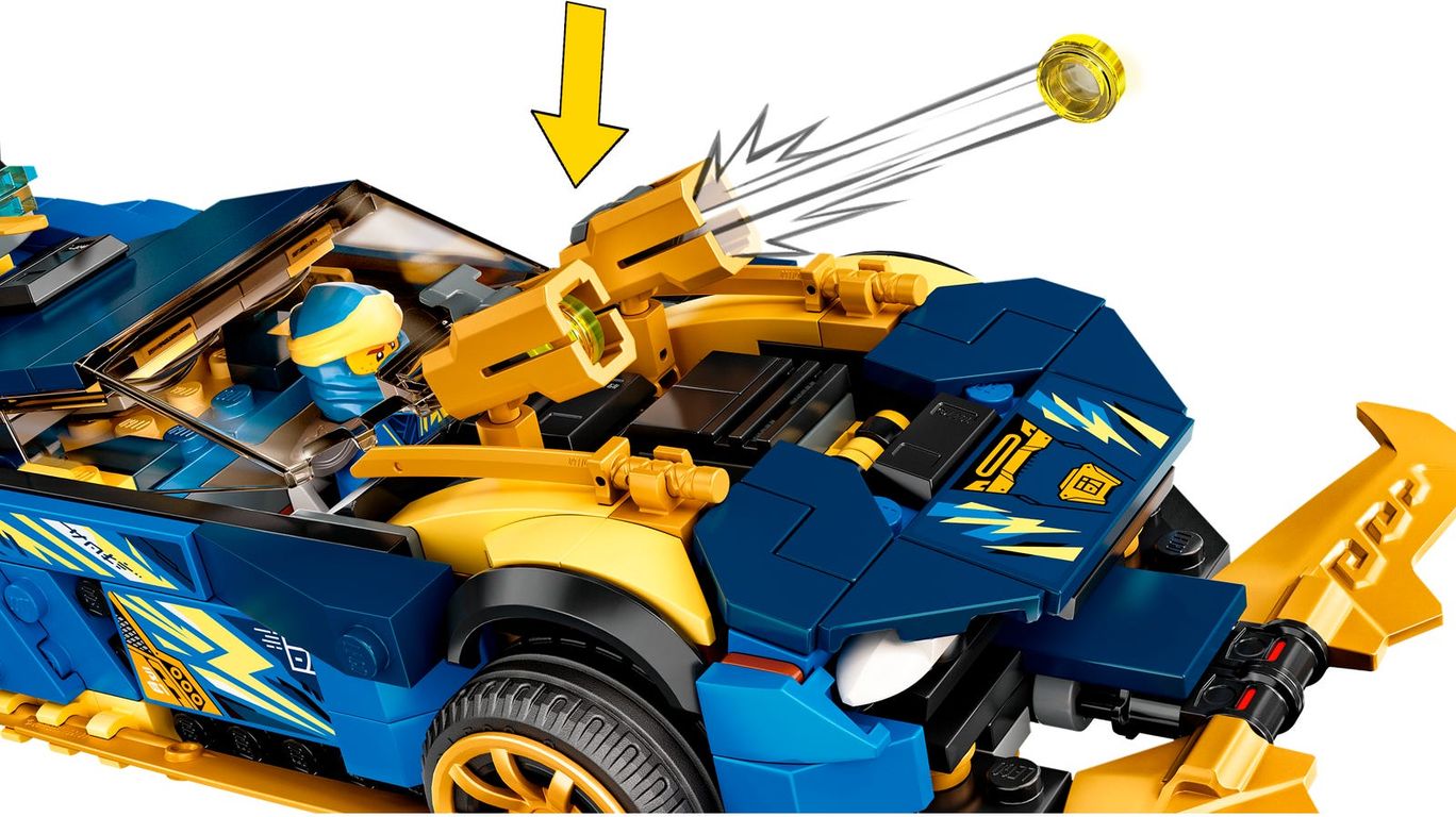 LEGO® Ninjago La voiture de course de Jay et Nya - Évolution véhicule