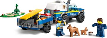 LEGO® City Mobile Police Dog Training components