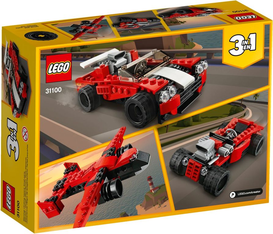 LEGO® Creator Sport Car back of the box