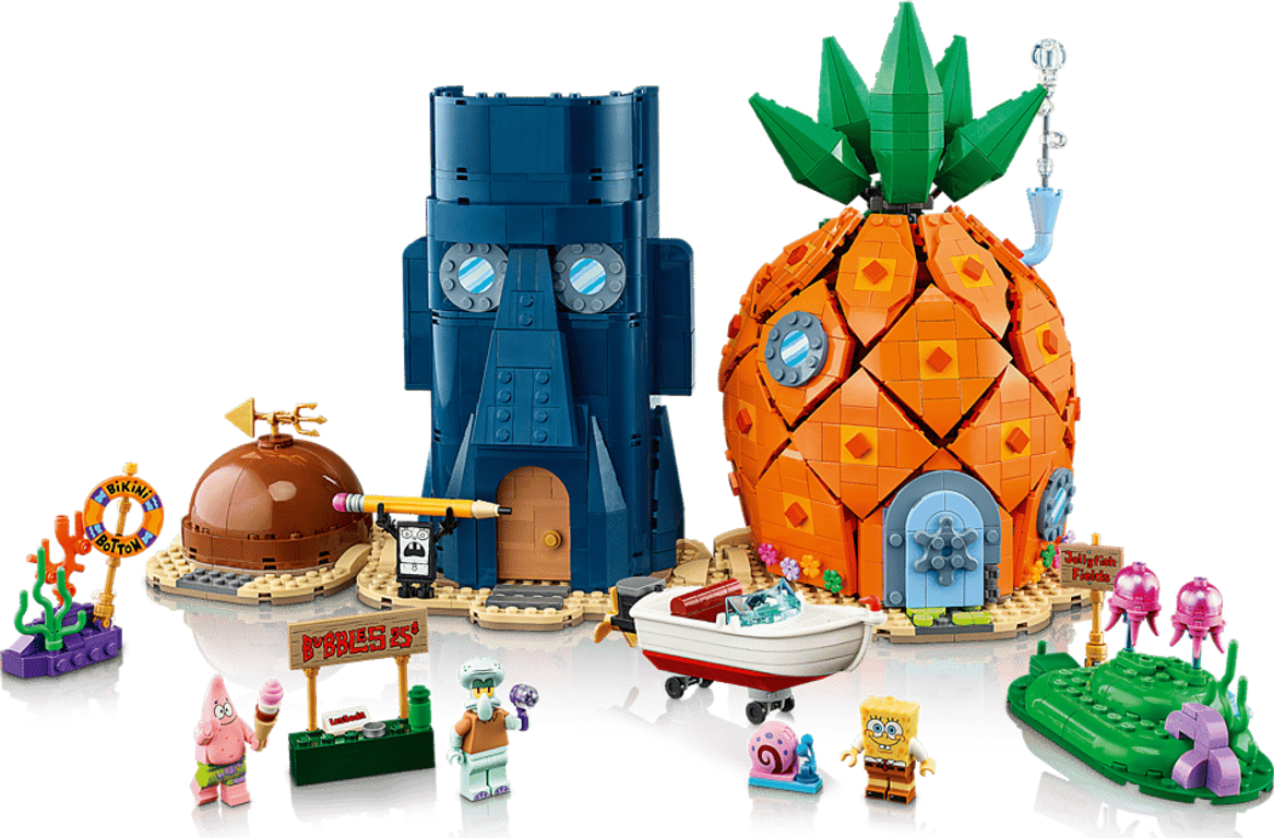LEGO® Icons SpongeBob SquarePants: Bikini Bottom components