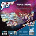 Freedom Five: Cosmic Threats back of the box