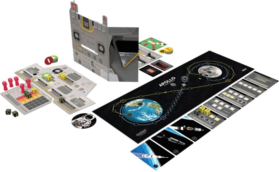 Apollo: A Game Inspired by NASA Moon Missions components