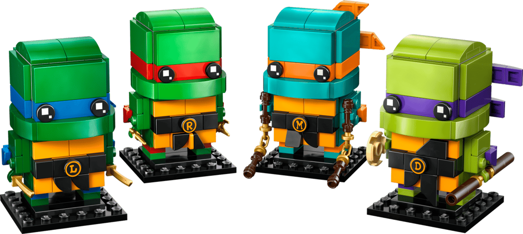 LEGO® BrickHeadz™ Figurines des Tortues Ninja composants