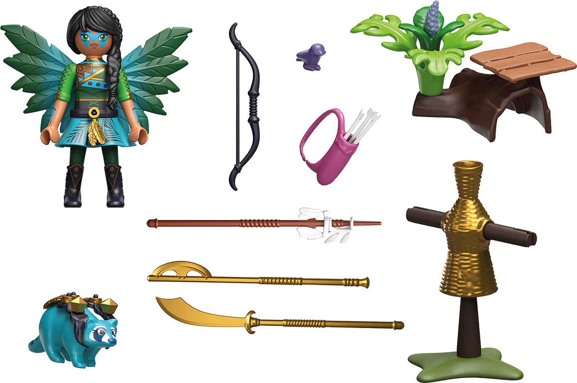 Playmobil® Ayuma Starter Pack Knight Fairy avec raton laveur composants