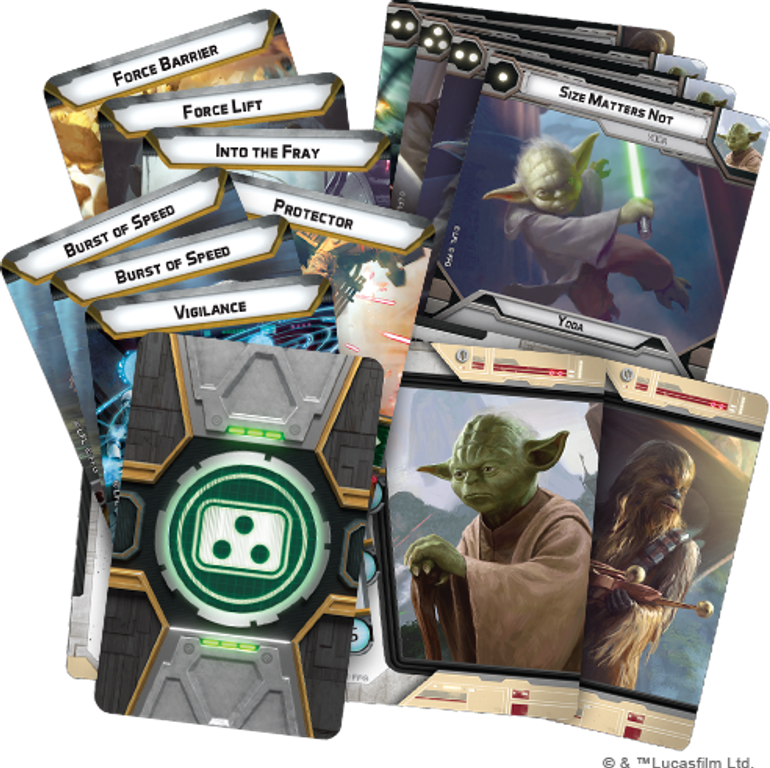 Star Wars: Legion - Grand Master Yoda Commander Expansion cartes