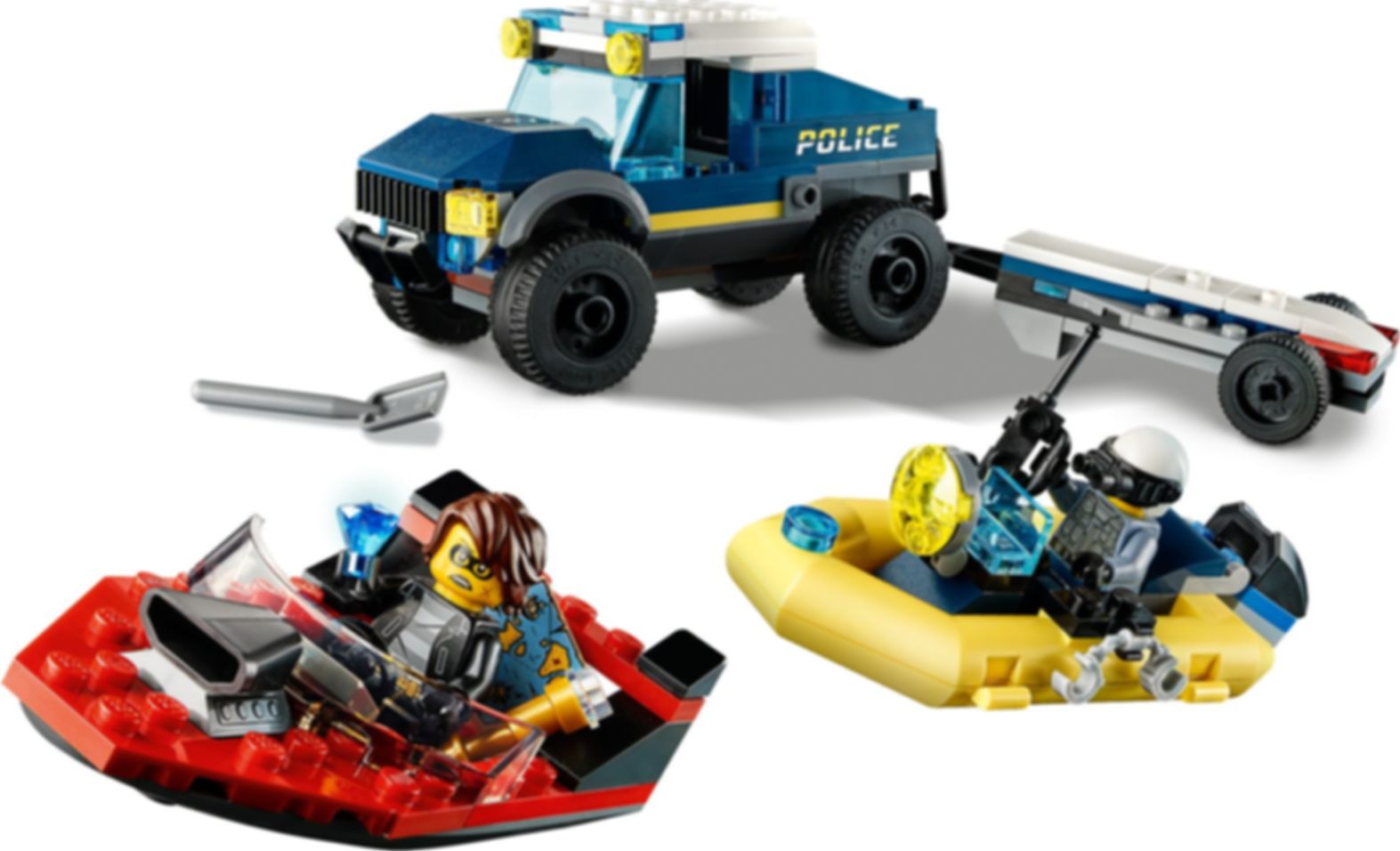 LEGO® City Police Boat Transport gameplay