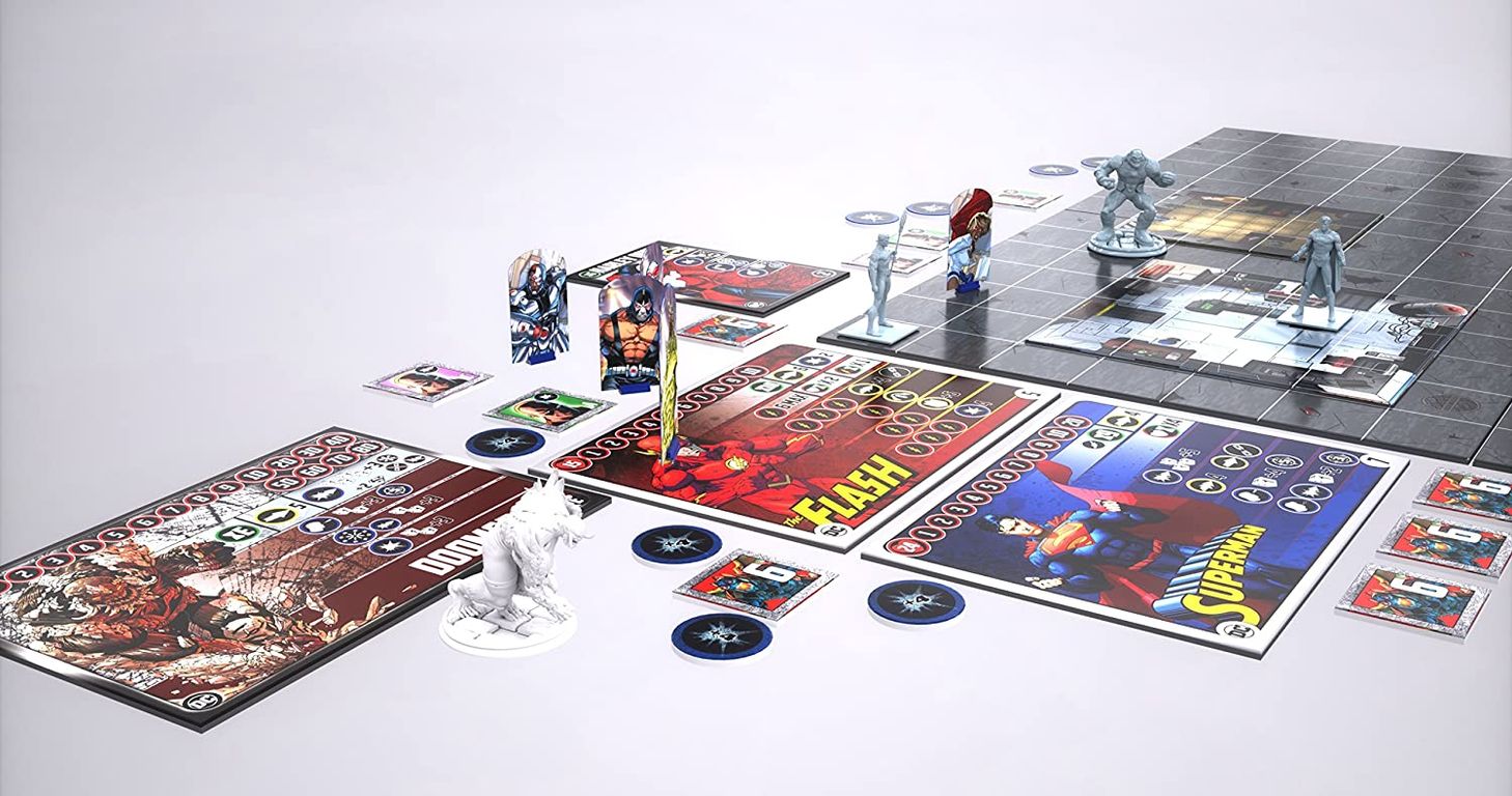 Justice League: Dawn of Heroes components