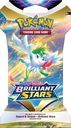 Pokémon TCG: Sword & Shield-Brilliant Stars Sleeved Booster caja