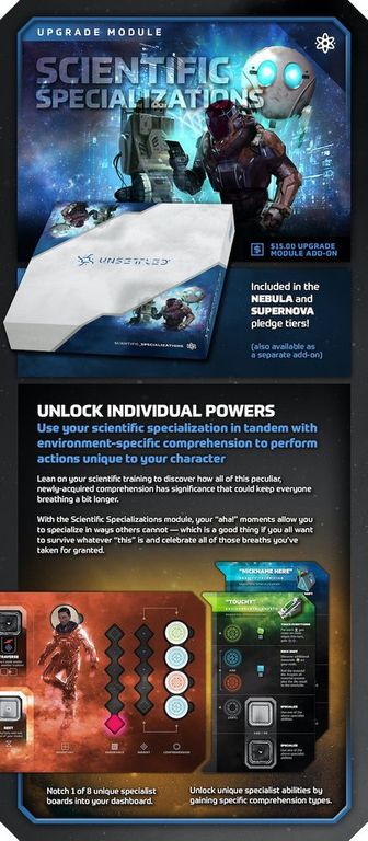 Unsettled: Scientific Specializations manuale