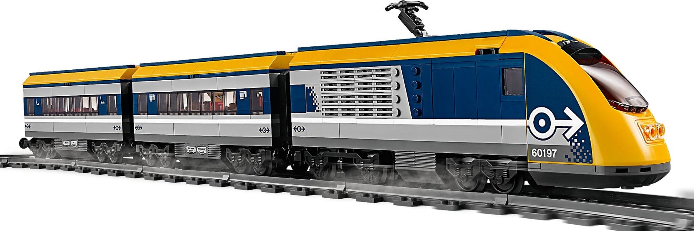 LEGO® City Le train de passagers télécommandé composants