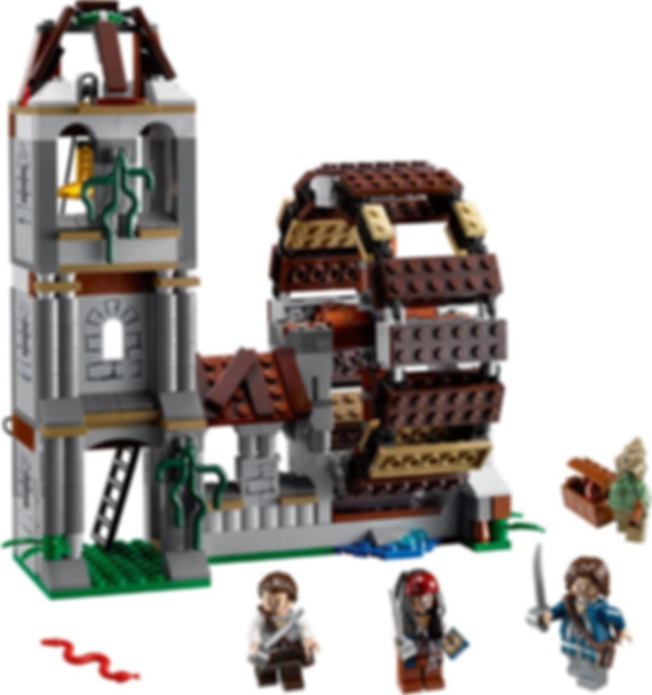 LEGO® Pirates of the Caribbean Duel at the Mill components