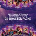 Magic: the Gathering - Throne of Eldraine Booster Box components