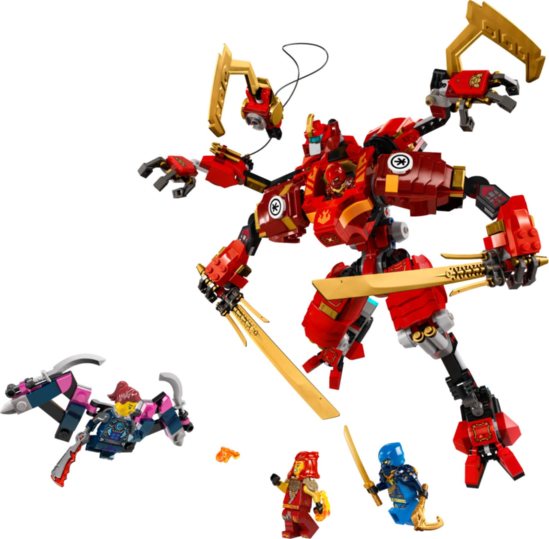 LEGO® Ninjago Le robot grimpeur ninja de Kai composants