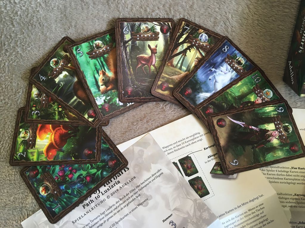 Woods of Tarnaris: Path to Luslaria cards