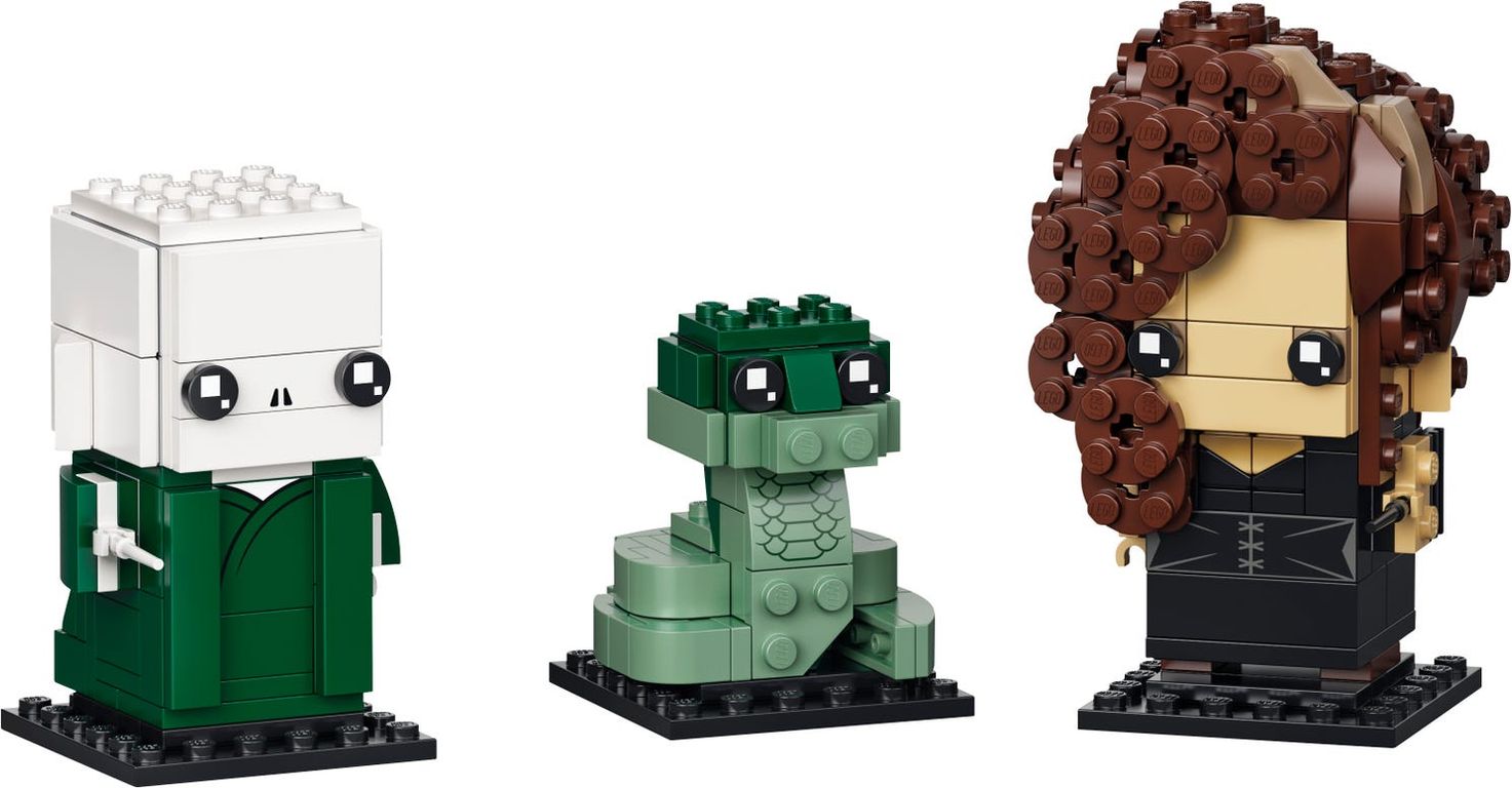 LEGO® BrickHeadz™ Voldemort™, Nagini & Bellatrix components