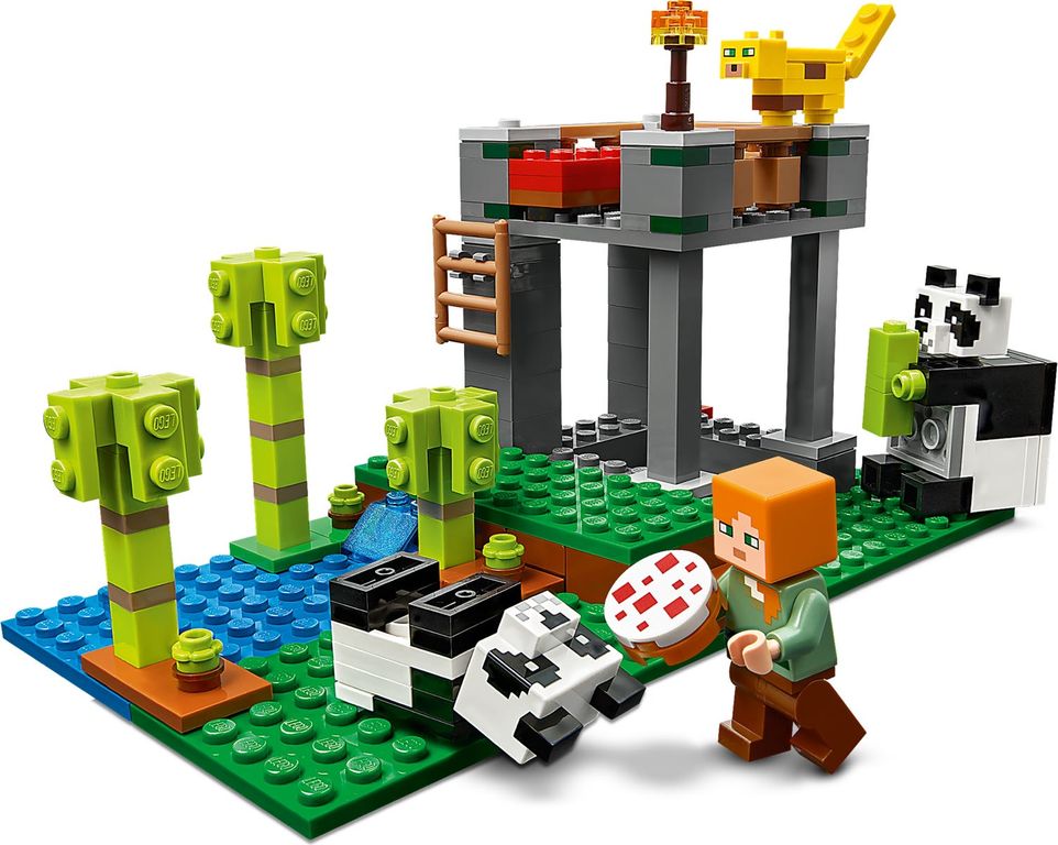 LEGO® Minecraft L'allevamento di panda gameplay