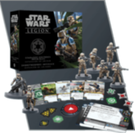 Star Wars: Legion – Imperial Shoretroopers Unit Expansion componenten