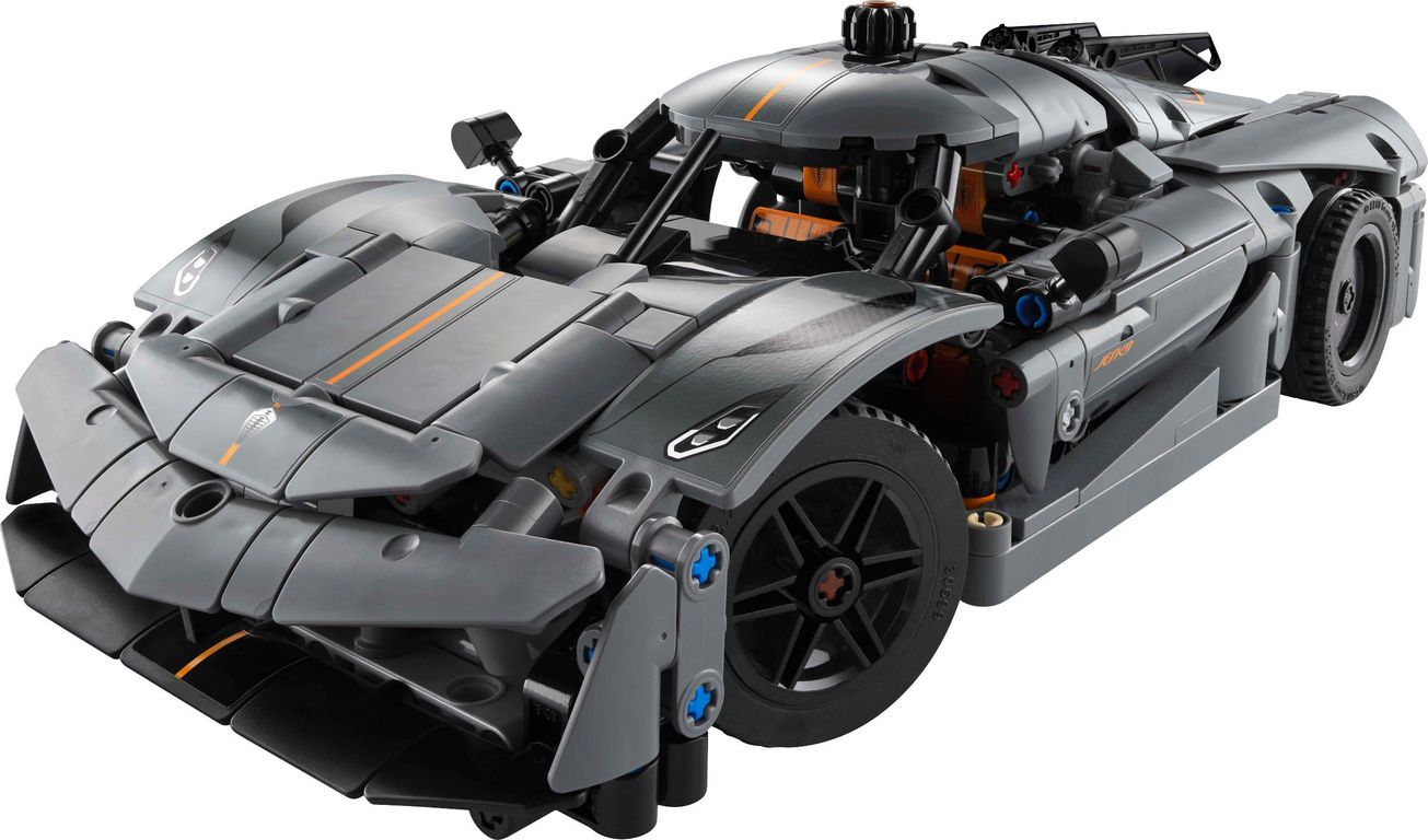 LEGO® Technic Hipercoche Koenigsegg Jesko Absolut Gris partes