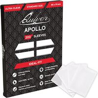 Quiver Time 200 Apollo Standard Clear Card Sleeves (66 x 91 mm)