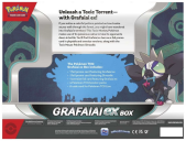 Pokémon TCG: Grafaiai ex Box parte posterior de la caja
